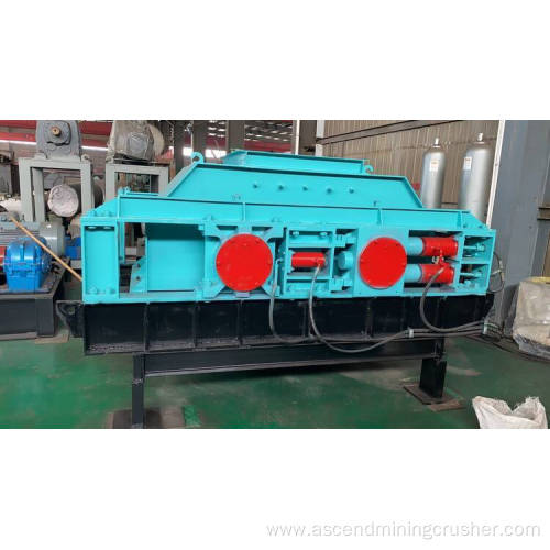 Quartz stone hydrulic double roll crusher machine